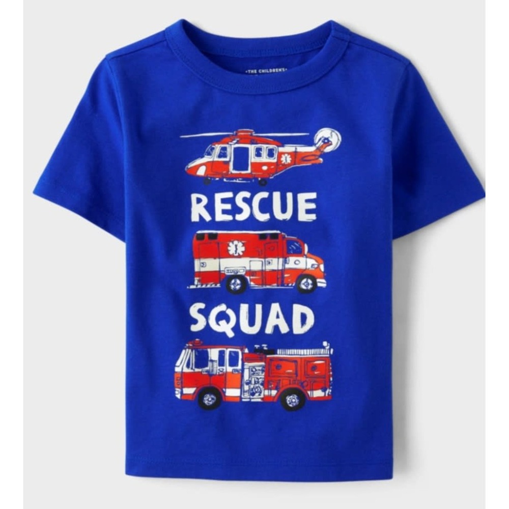New Children's Place Fire Engine Shirt Boys 18-24M